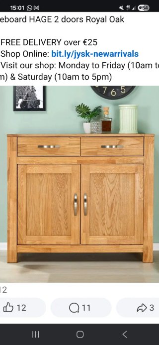 Mueble aparador de roble multiusos