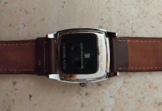 Reloj Elio Berbaster Cuadrado Correa Marrón