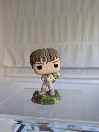 Funko Pop Luke Skywalker con Yoda