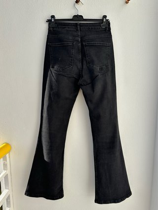 Calças Mango Flare Bootcut Pretas