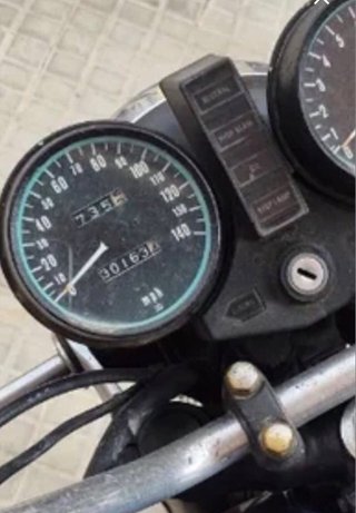 Kawasaki KZ650 azul