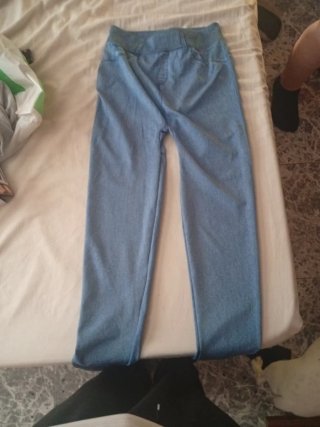 Leggings azules talla única