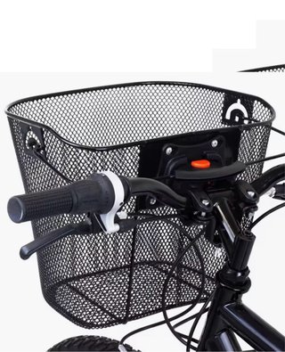 Cesta de bici negra