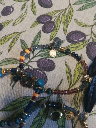Tris bracciali multicolor