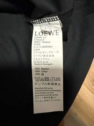 Camiseta Loewe Negra Talla L