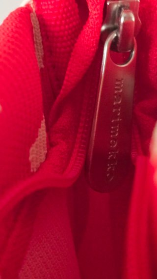Bolso Marimekko Rojo Nuevo