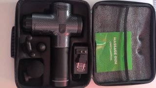 Pistola de masajes muscular