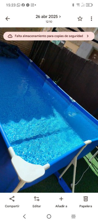 Piscina Desmontable Azul y Blanca