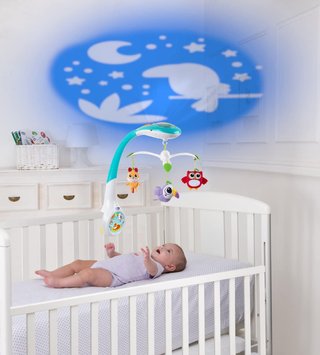 Mobile per culla Chicco con proiettore, luci e suoni