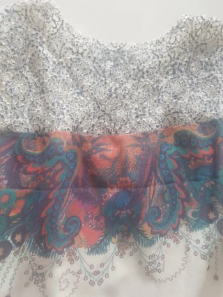 Camiseta gasa Desigual sin mangas