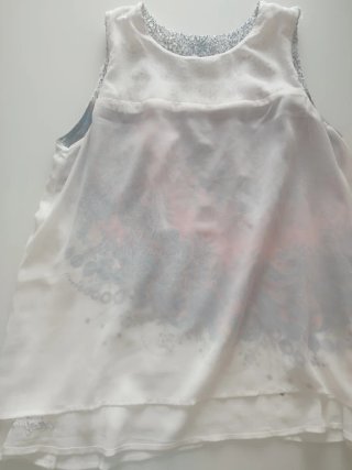Camiseta gasa Desigual sin mangas
