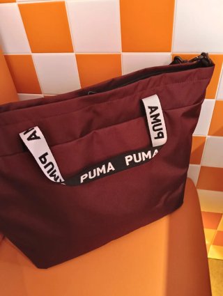 Bolsa Deporte Puma Negra y Roja