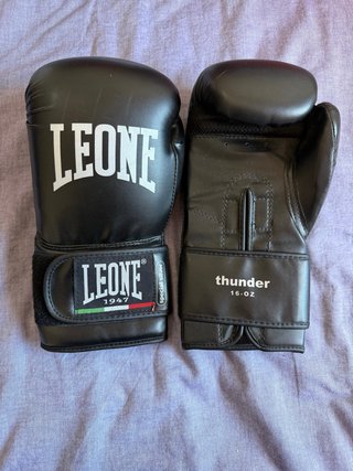 Guantes de Boxeo Leone Negros