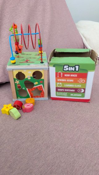 Cubo Montessori 5 en 1