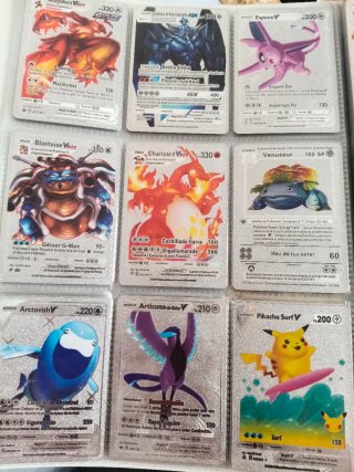 Cartas Pokémon Varias