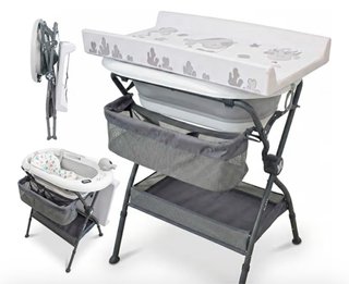 Bañera Cambiador Plegable Bebé 2 en 1