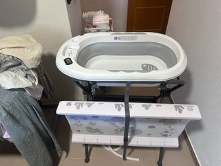 Bañera Cambiador Plegable Bebé 2 en 1