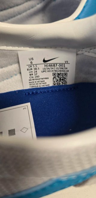 Nike Zapatillas Azul Blanco Talla 38.5