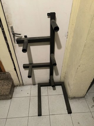 Soporte para discos olímpicos