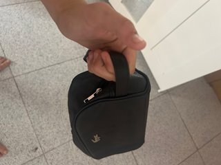 Bolso neceser Lacoste negro