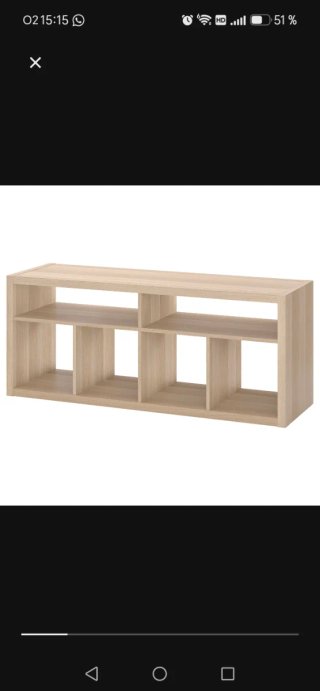Mueble TV madera claro