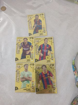 Cartas Fútbol Messi y Lamine Yamal