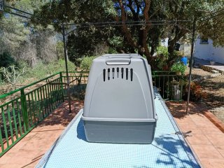 Transportín Perro Grande Gris