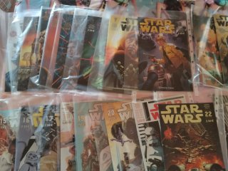 Colección grapa star wars comics