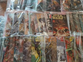 Colección grapa star wars comics
