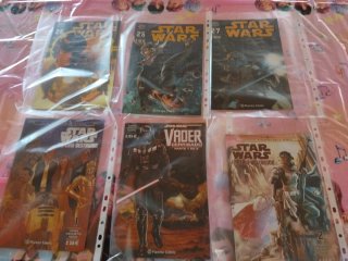 Colección grapa star wars comics