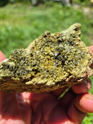 Mineral Epidota de Euskadi