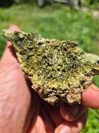 Mineral Epidota de Euskadi