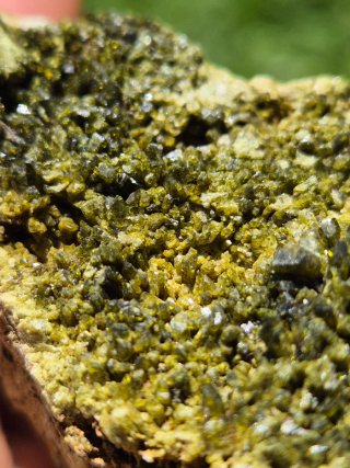 Mineral Epidota de Euskadi