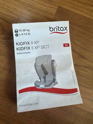 Silla coche Römer Kidfix II XP SICT Isofix