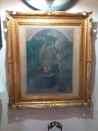 Grabado antiguo religioso s.XIX