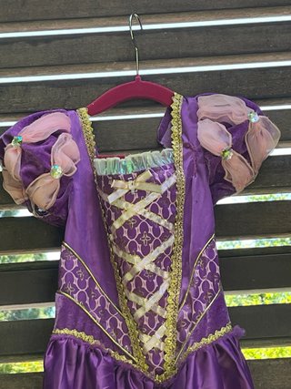 Disfraz Princesa Lila Dorado Talla 10