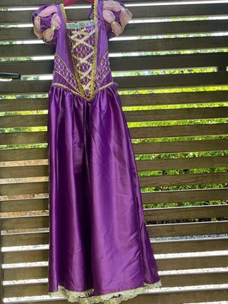 Disfraz Princesa Lila Dorado Talla 10
