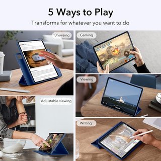 ESR funda iPad Pro 11 soporte magnético azul