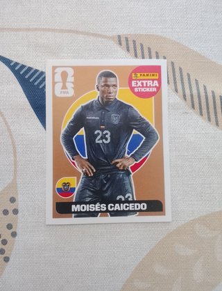 Cromo Panini Extra Sticker Moises Caicedo
