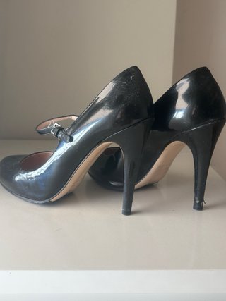 Miu Miu Salones Charol Hebilla Nero