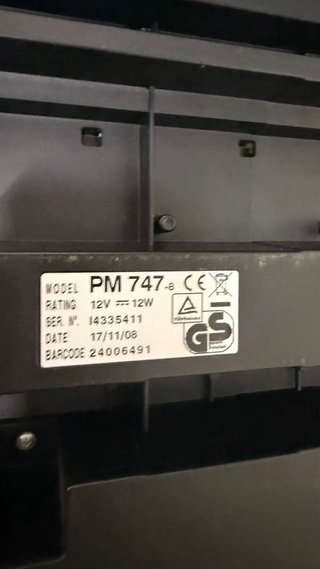 Teclado Bontempi PM747 sin transformador