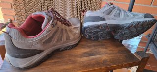 Zapatillas Trekking Columbia Talla 44 Gris/Rojo