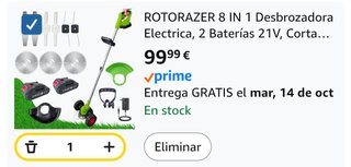 Desbrozadora Eléctrica 8 en 1 Rotorazer (NUEVA)