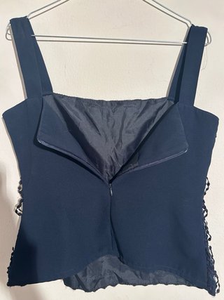 Completo 3 pezzi donna: top, pantaloni e spolverin