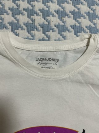 Camiseta Jack & Jones Hombre Blanca