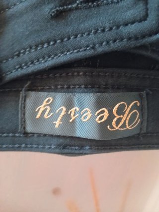 Pantalón vaquero negro algodón