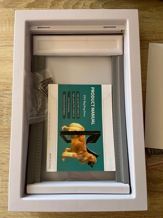 Puerta para Mascotas 24x5.4x37.2cm Nueva