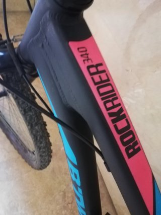 Bici MTB B'TWIN ROCKRIDER 340, 26 Pulgadas,Talla:M