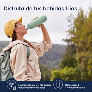 Bottiglia in acciaio inossidabile SodaStream per gasare l'acqua