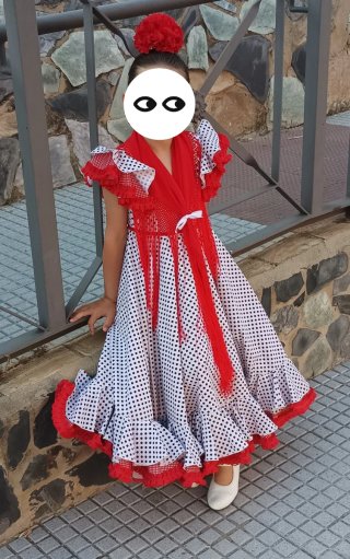 Traje de flamenca niña 4-6 años